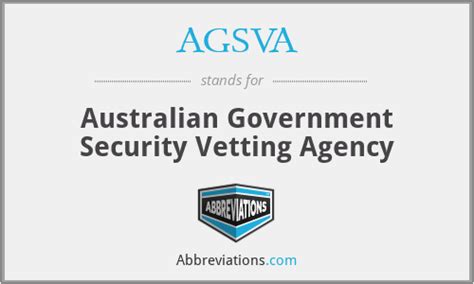 government security vetting agency